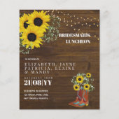 BUDGET Bridesmaiers Mittagessen Brunch Blumenstrau (Vorderseite)