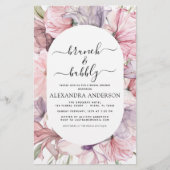 Budget Brunch & Bubbly Boho Lila Brautparty (Vorderseite)