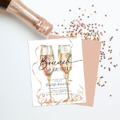 Budget Brunch & Bubbly Brautparty Flyer