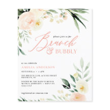 Budget Brunch & Bubbly Green Peach