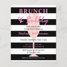 Budget Brunch & Bubbly Pink Glitzer Brautparty