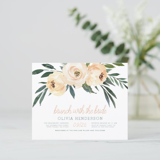 Budget Brunch mit Bride Floral Brautparty (Stehend Vorderseite)