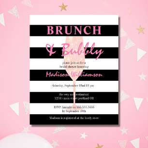 Budget-Brunch und funkelndes rosafarbenes Champagn