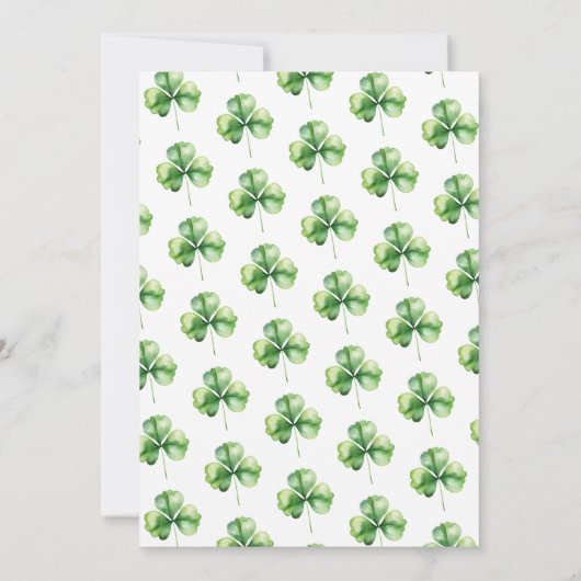 Budget Bubbly and Brews St Patricks Day Party Einladung (Rückseite)