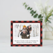 Budget Buffalo Kariertes Foto Red Black Holiday Ca (Stehend Vorderseite)