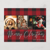 Budget Buffalo Karo 3 Foto Frohe Weihnachten Flyer (Vorne)
