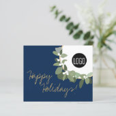 Budget Bulk Blue Gold Moderne Wache Ihr Logo (Stehend Vorderseite)