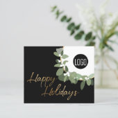 Budget Bulk Moderner Kranz mit Ihrem Logo-Happy (Stehend Vorderseite)