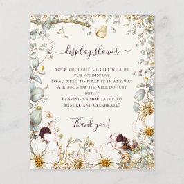 Budget Bunnies Girl Boy Baby Display Dusche