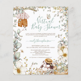 Budget Bunny Boy Virtual Baby Dusche Einladung