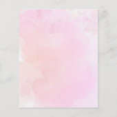 Budget Bunny Rabbit Balloons Pink Girl Baby Dusche (Rückseite)