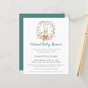 Budget Bunny Vintag Boy Virtual Baby Dusche