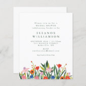 Budget Bunte Gartenanlage Blumenladen Brautparty (Vorne/Hinten)