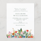 Budget Bunte Gartenanlage Blumenladen Brautparty (Vorderseite)