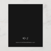 Budget Burgund & Blush Pink 6 Blütenrot - Schwarz Flyer (Hinten)