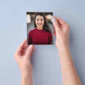 Budget Burgund & Pink Floral Fr Grad Party Foto Flyer (Gruppe)