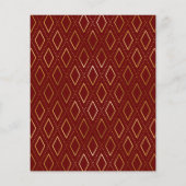 Budget Burgundi Gold Foto Abschluss Celebration (Rückseite)