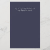 Budget Burgundy Blue Peach Floral Wedding (Rückseite)