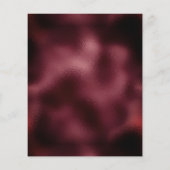 Budget Burgundy Imitats Foil Silver Floral Wedding (Rückseite)