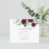 BUDGET Burgundy Rose Eukalyptus Wedding (Stehend Vorderseite)