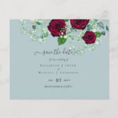 BUDGET Burgundy Rose Eukalyptus Wedding (Vorderseite)