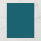 Budget Burnt Orange Agate Aquamarin Wedding (Rückseite)