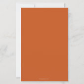 Budget Burnt Orange Burgunderrot Herbst-Brautjungg (Rückseite)