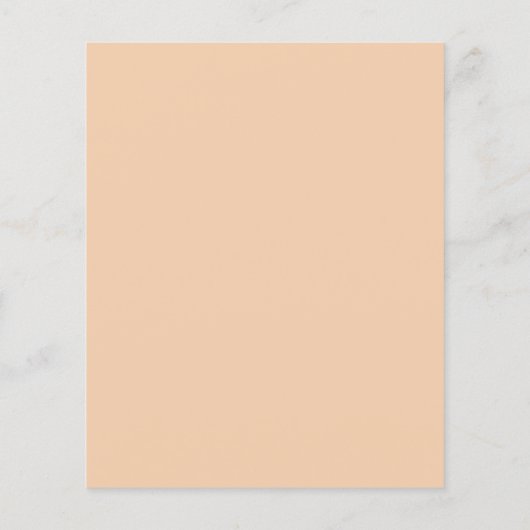 Budget Burnt Orange Wedding Terracotta Simple (Rückseite)