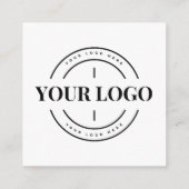 Budget Business Logo Company Custom Vielen Dank Ka Begleitkarte (Rückseite)