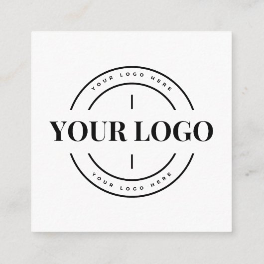 Budget Business Logo Company Custom Vielen Dank Ka Begleitkarte (Rückseite)