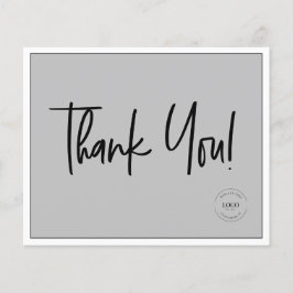 Budget Business Logo Social QR Code Vielen Dank Flyer