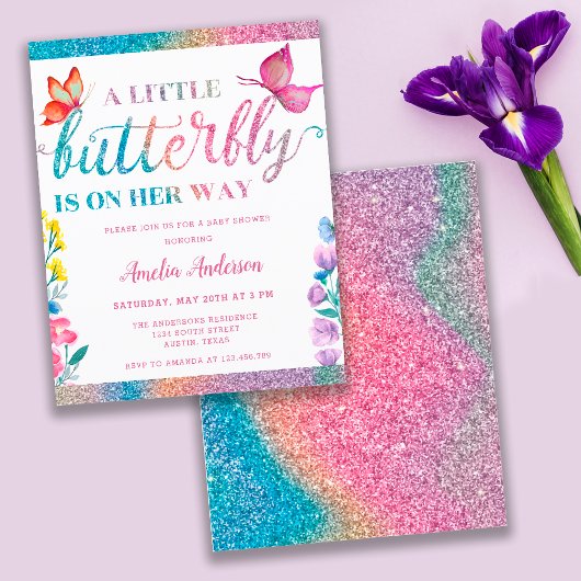 Budget Butterfly Thema Frühjahrsdusche laden