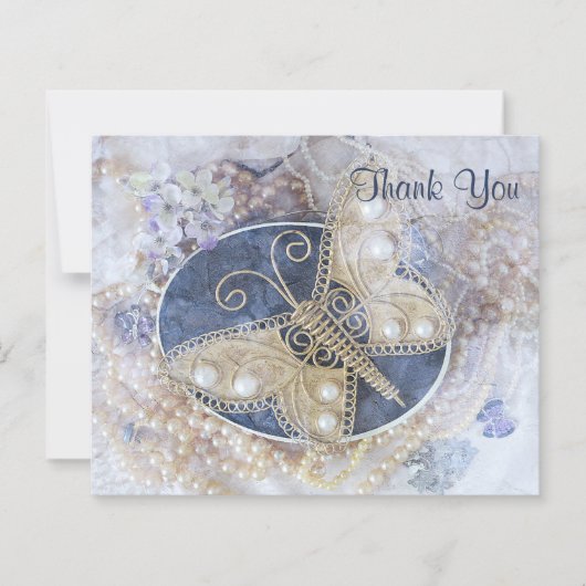 Budget Butterfly Wedding Bridal White Gold (Vorderseite)