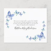 Budget Butterfys Beerdigung Gedenkstätte Danke Kar (Vorderseite)