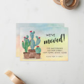 Budget Cacti Mouncement-Karte Mitteilungskarte (Vorderseite/Rückseite Beispiel)