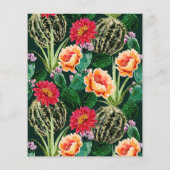 Budget Cactus Blume Bold Fiesta Brautparty (Rückseite)