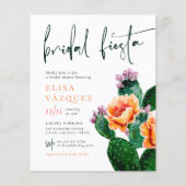 Budget Cactus Blume Bold Fiesta Brautparty (Vorderseite)