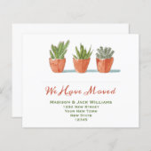 Budget Cactus New Address Moving Announcement (Vorne/Hinten)