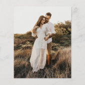 Budget Cactus Taco Bout Liebe Einladung Hochzeit Flyer (Hinten)