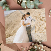 Budget Calligraphy Foto Wedding Vielen Dank Flyer