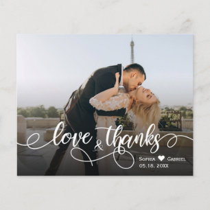 Budget Calligraphy Script Wedding Foto Vielen Dank