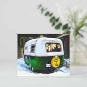 Budget Camper Retro Vintage Bewegung mühelos (Stehend Vorderseite)