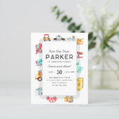 Budget Cars Street Kids Transportation Geburtstag (Stehend Vorderseite)