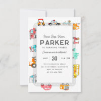 Budget Cars Street Kids Transportation Geburtstag