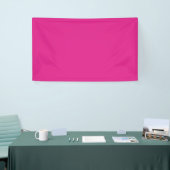BUDGET CERISE PINK Moderne Core Wedding Banner (Messeveranstaltung)