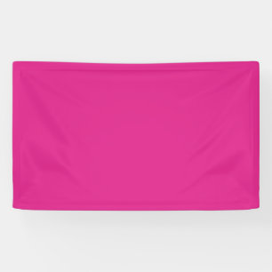 BUDGET CERISE PINK Moderne Core Wedding Banner