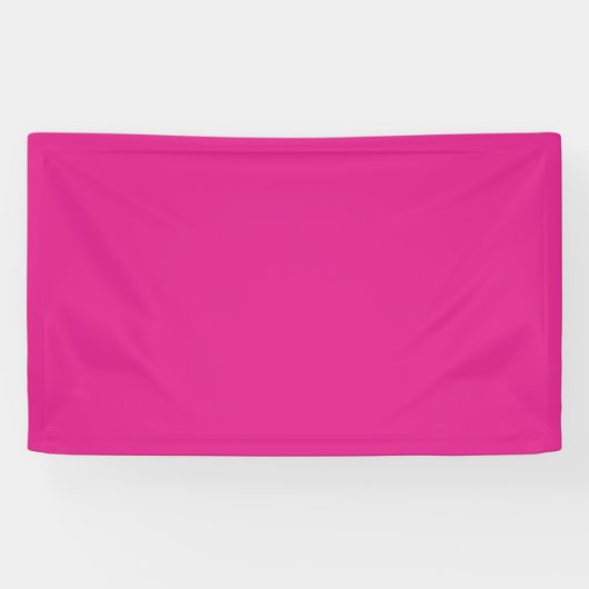 BUDGET CERISE PINK Moderne Core Wedding Banner (Horizontal)