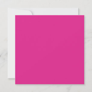 BUDGET CERISE PINK Moderne Core Wedding Einladung