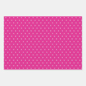 BUDGET CERISE PINK Moderne Core Wedding Geschenkpapier Set (Vorderseite 3)