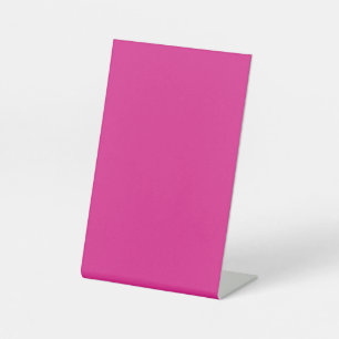 BUDGET CERISE PINK Moderne Core Wedding Sockelschild